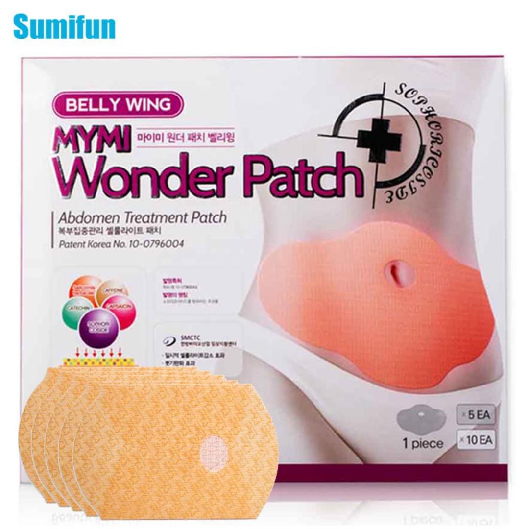 Wonder Patch (Category: Face Care) located in Singapore. Submitted by sinee1980 (Listing ID 175087593, Image 3). Description: 5 pieces /package MYMI Wonder Slimming Patch Belly Abdomen Weight Loss Fat burning Slim Patch Cream Navel Stick Efficacy .