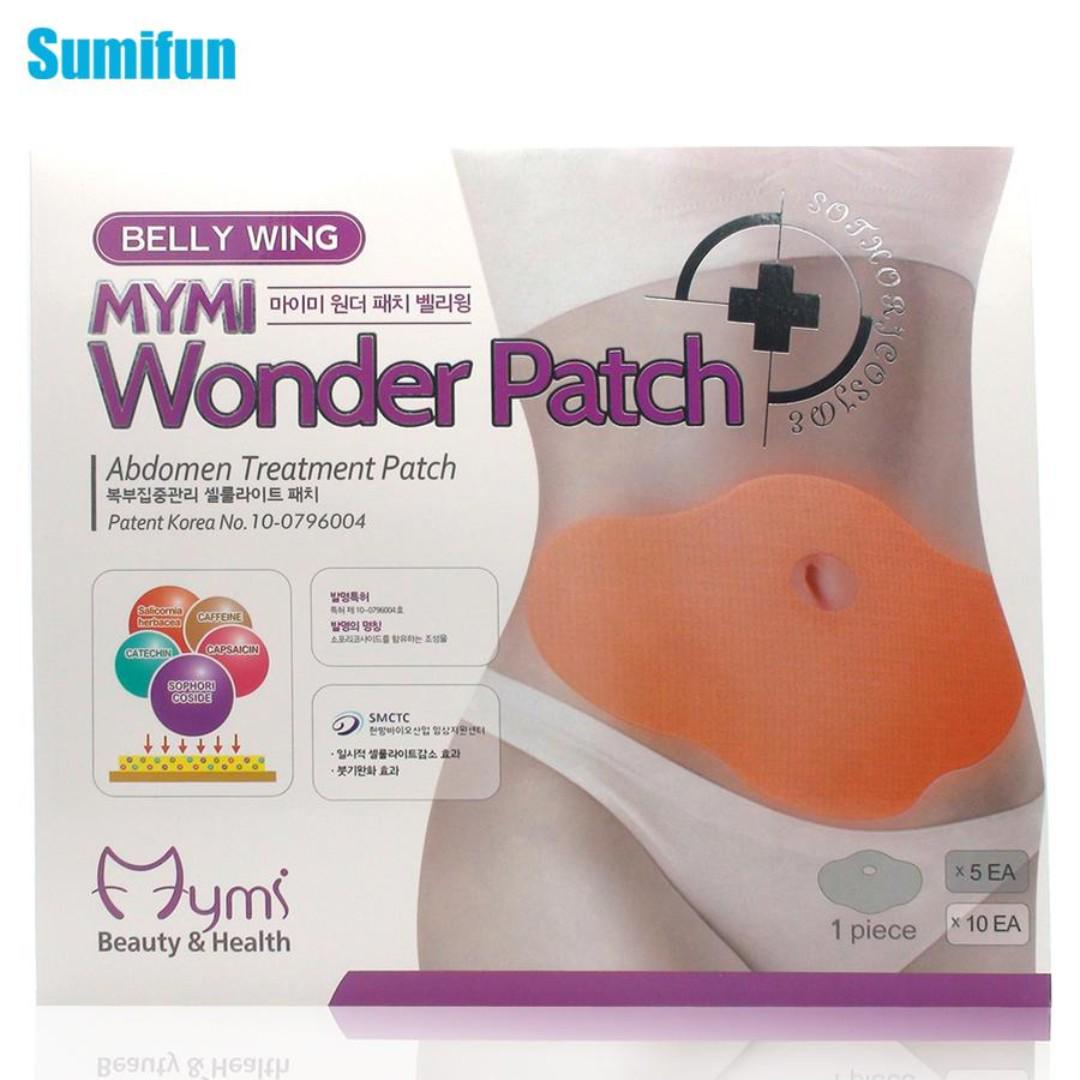 Wonder Patch (Category: Face Care) located in Singapore. Submitted by sinee1980 (Listing ID 175087593, Image 2). Description: 5 pieces /package MYMI Wonder Slimming Patch Belly Abdomen Weight Loss Fat burning Slim Patch Cream Navel Stick Efficacy .