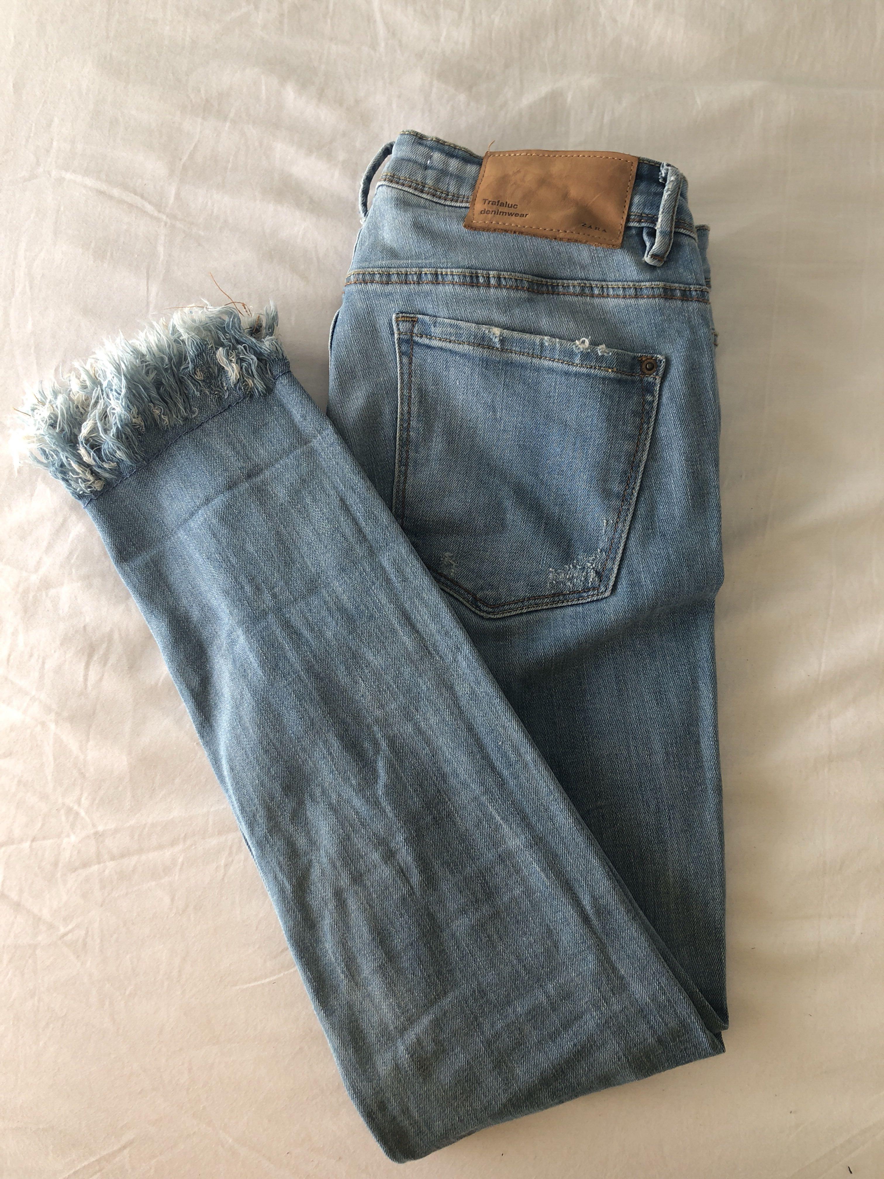 zara low rise jeans