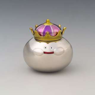 超重量感金属制【勇者斗恶龙】金属史莱姆王纸镇摆饰 dq/金属王/日本