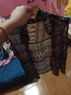 Outer Baju no lengan cokelat