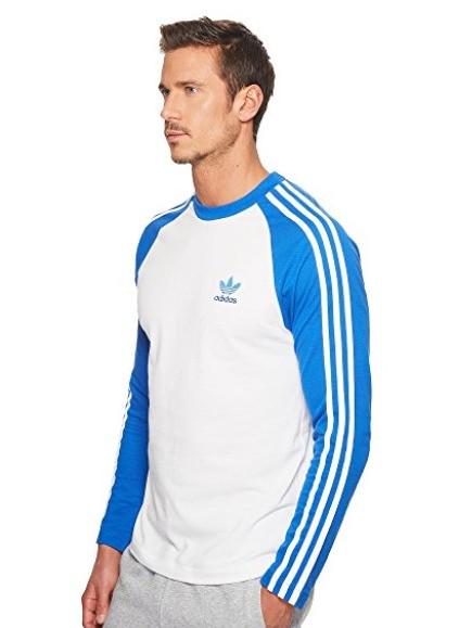 Adidas three 2025 stripes long sleeve