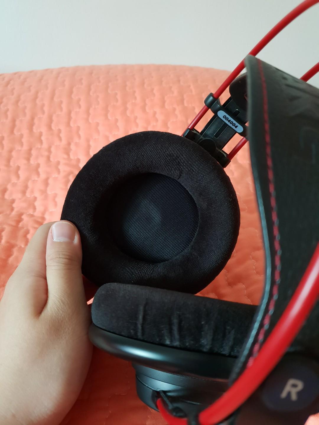AKG K7XX Massdrop Edition Red Audio Headphones Headsets on Carousell