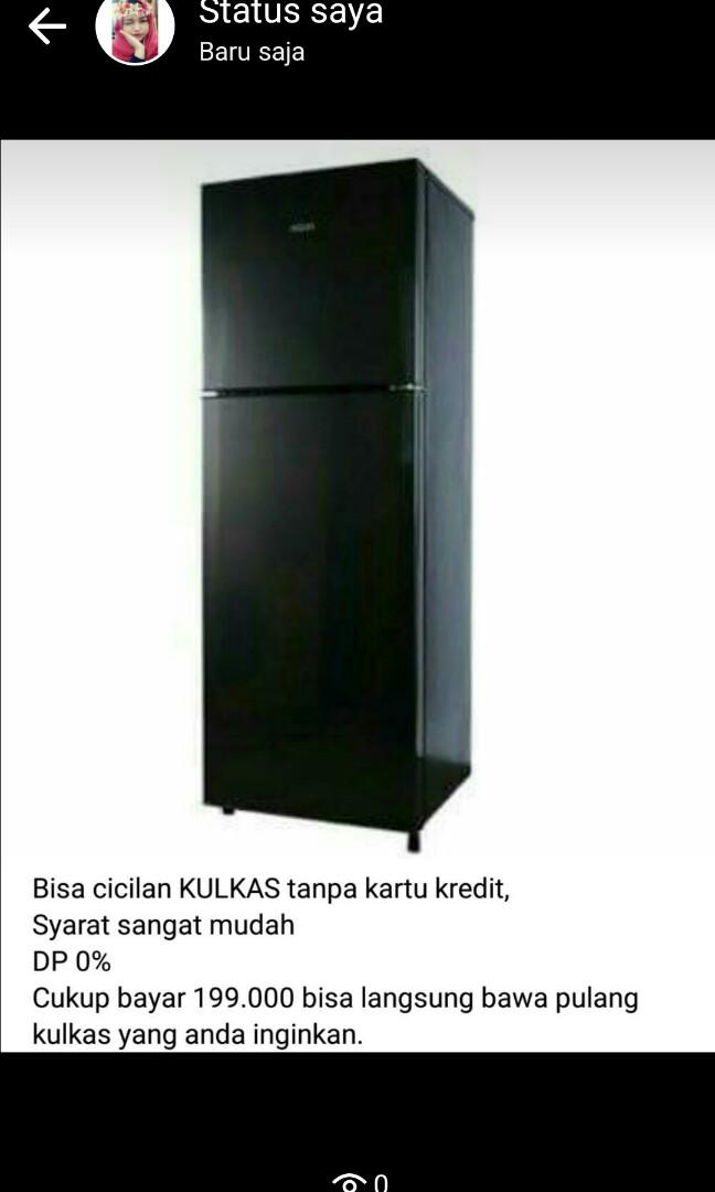 Bisa kredit kulkas 2pintu tanpa kartu kredit
