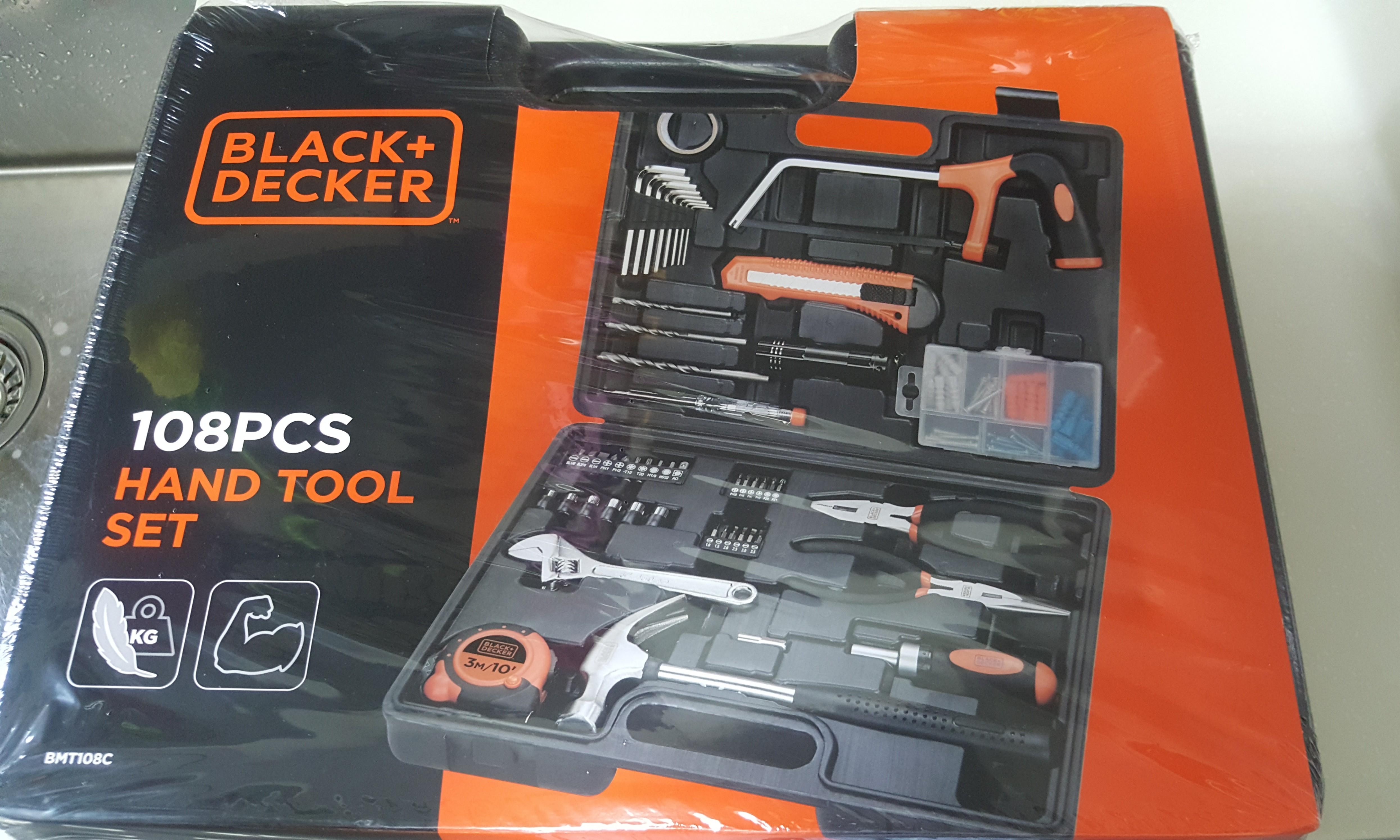 BLACK+DECKER BMT108C - 108pc Tool Kit 