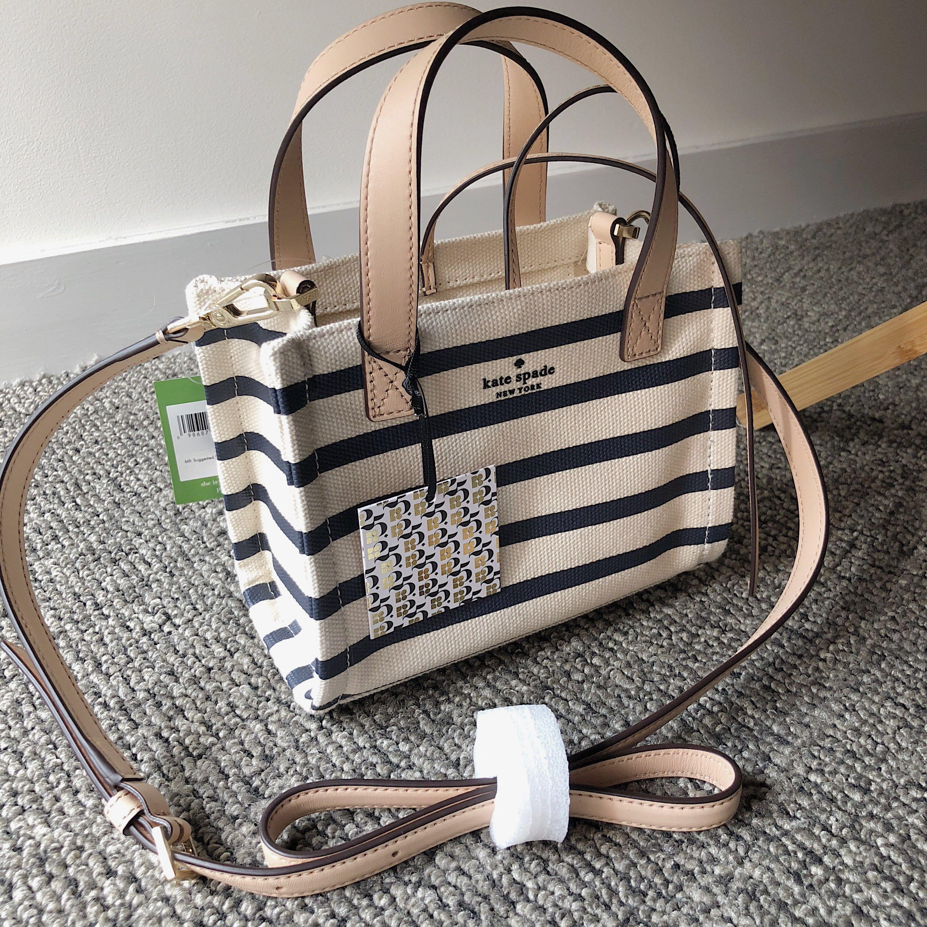 Kate spade canvas handbags hot sale