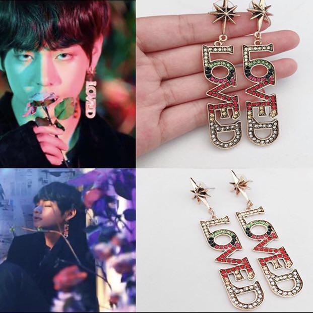 V top singularity earrings