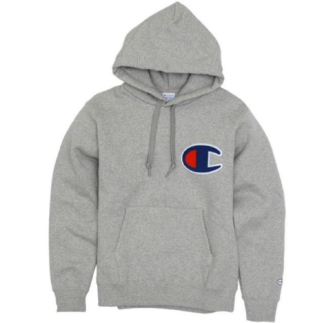champion hoodie big c logo
