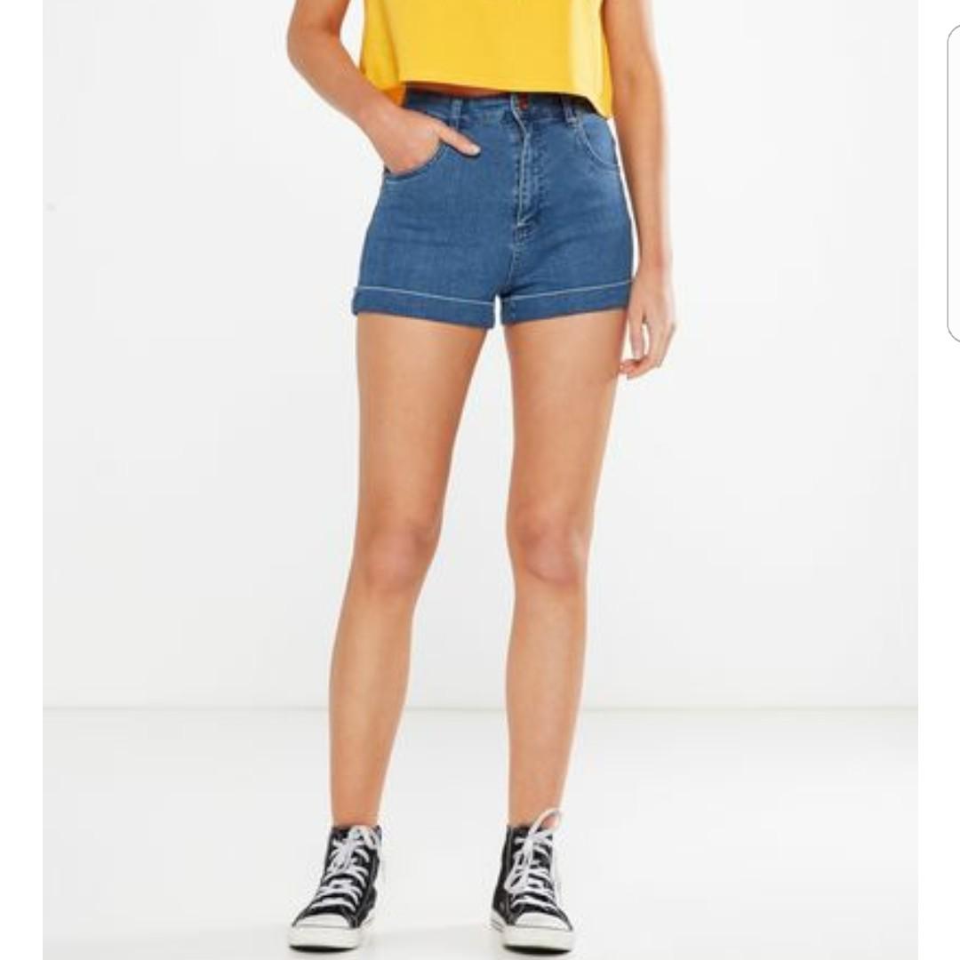 mom shorts cotton on