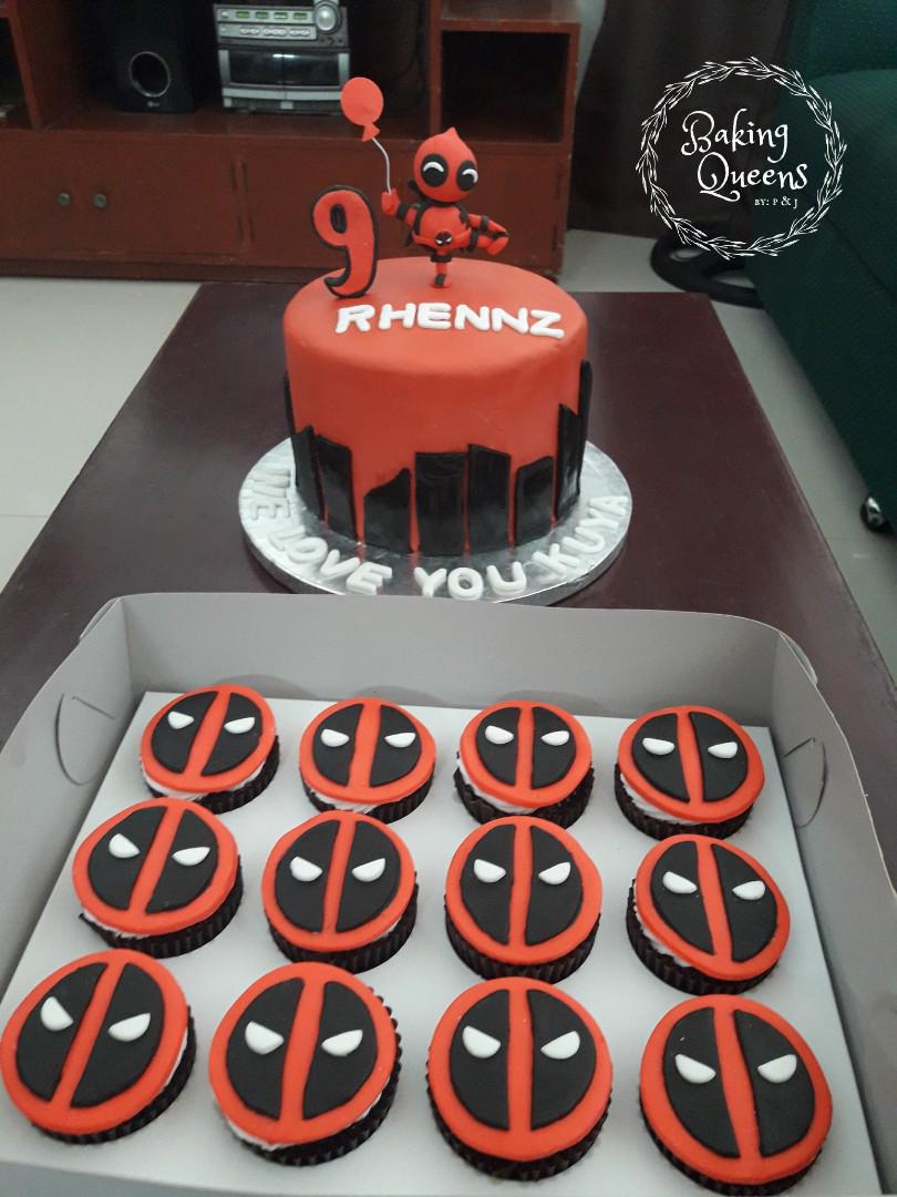 Little Deadpool Cake – A Little of This and a Little of That