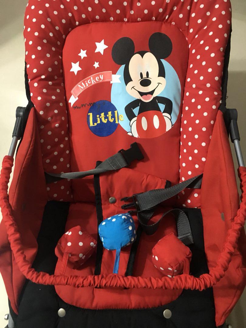 mickey mouse baby bouncer seat
