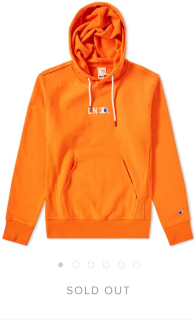 x Champion Reverse Weave Orange Hoodie 