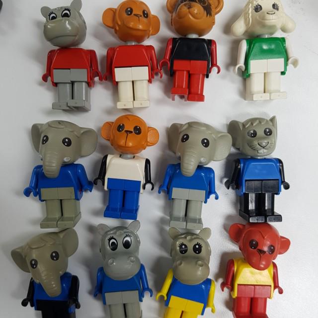 vintage lego animal figures