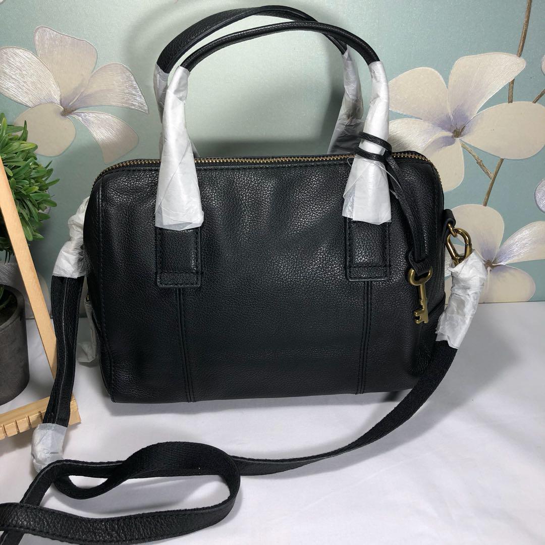 Fossil Jori Small Satchel Black