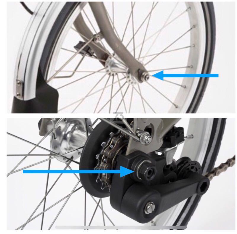 Brompton wheel top nut size