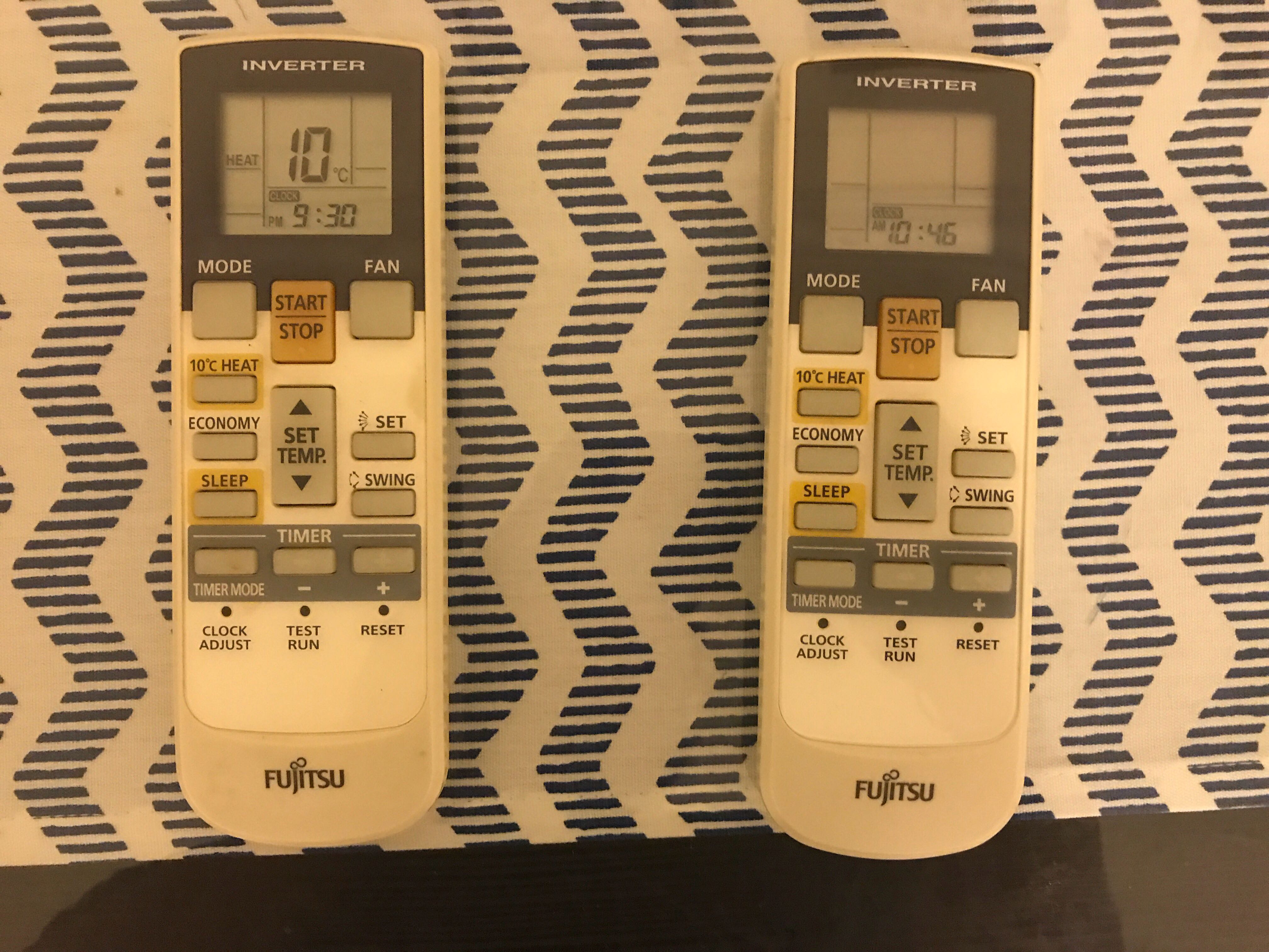Fujitsu inverter aircon remotes, TV & Home Appliances, Air Conditioners & Heating on Carousell
