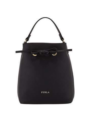 Furla costanza leather bucket bag clearance
