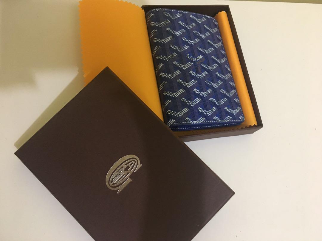 Goyard passport holder inspired Luxury Bags Wallets on Carousell