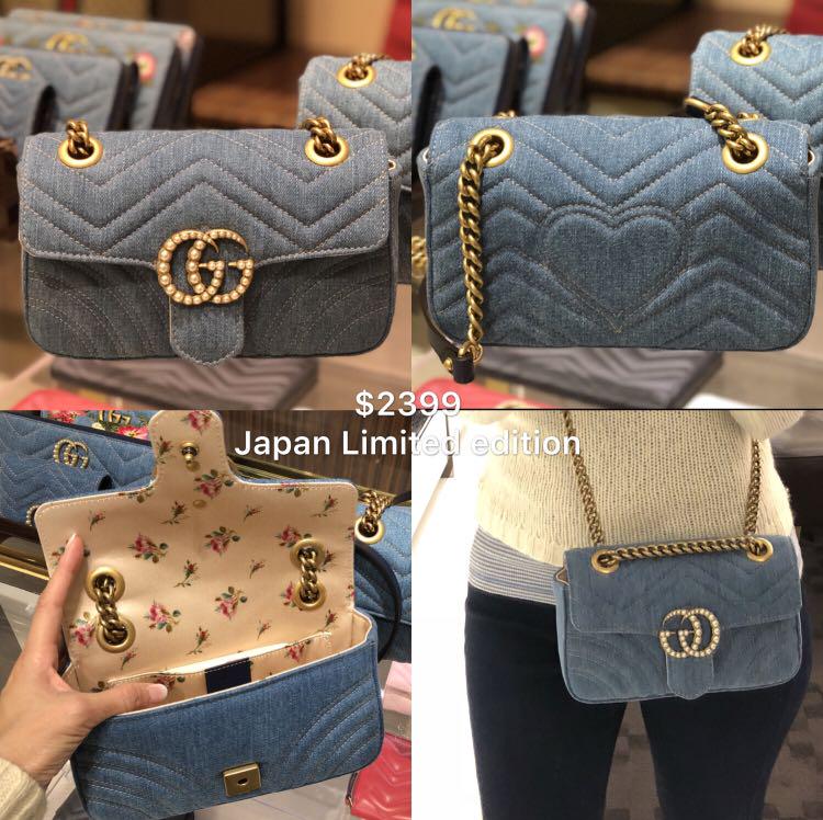 gucci denim handbags