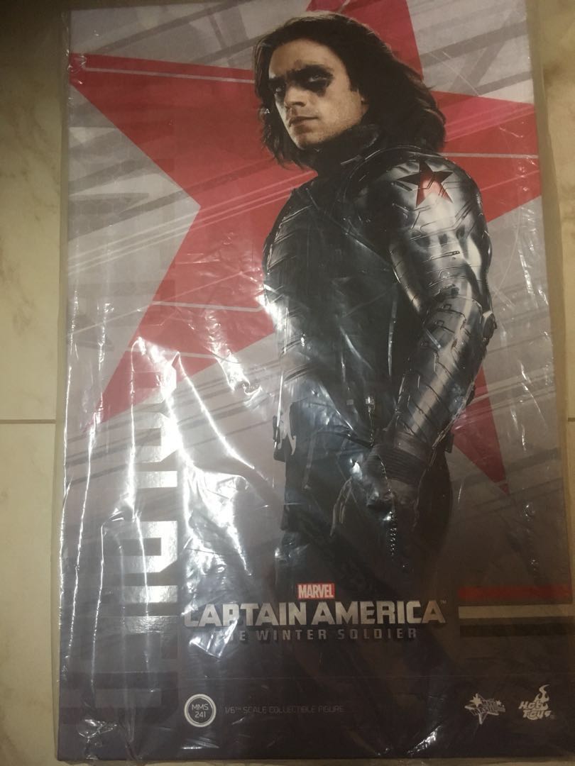 Hot Toys Winter Soldier Captain America Bucky Mms241 Toys Games Bricks Figurines On Carousell