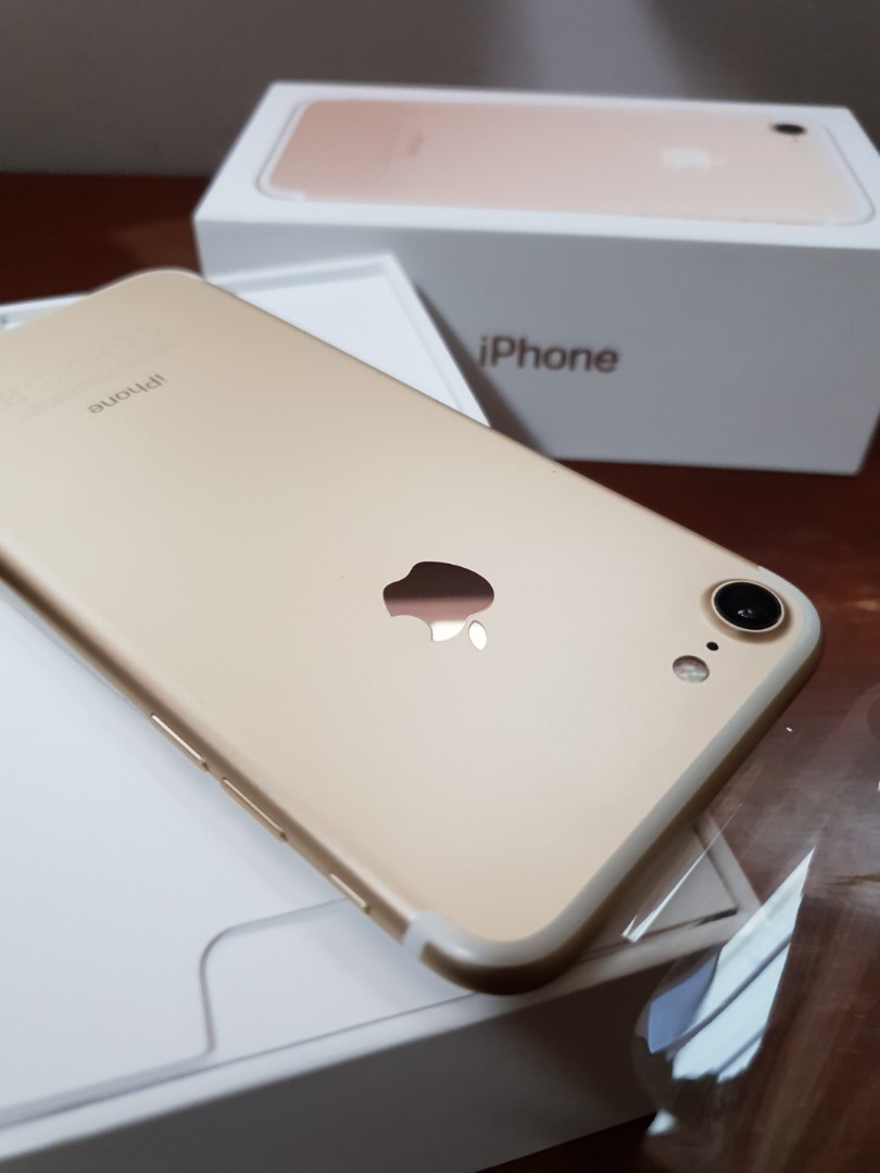 IPhone 7 gold 128GB HariRaya35 Mobile Phones Gadgets Mobile