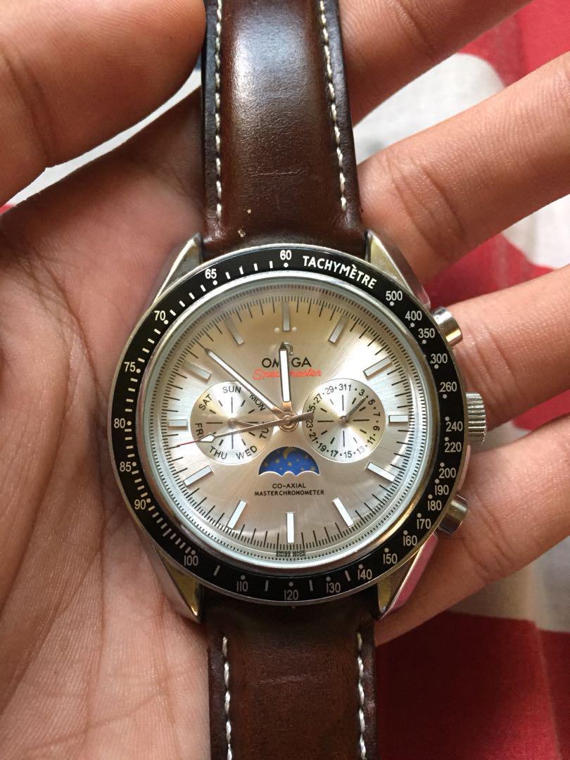 Jam Tangan Omega speedmaster moonwatch Fesyen Pria Jam Tangan di