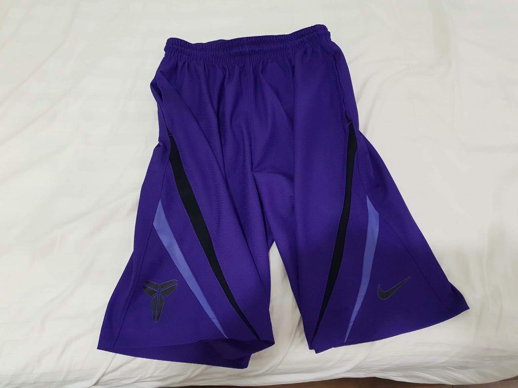 kobe purple shorts