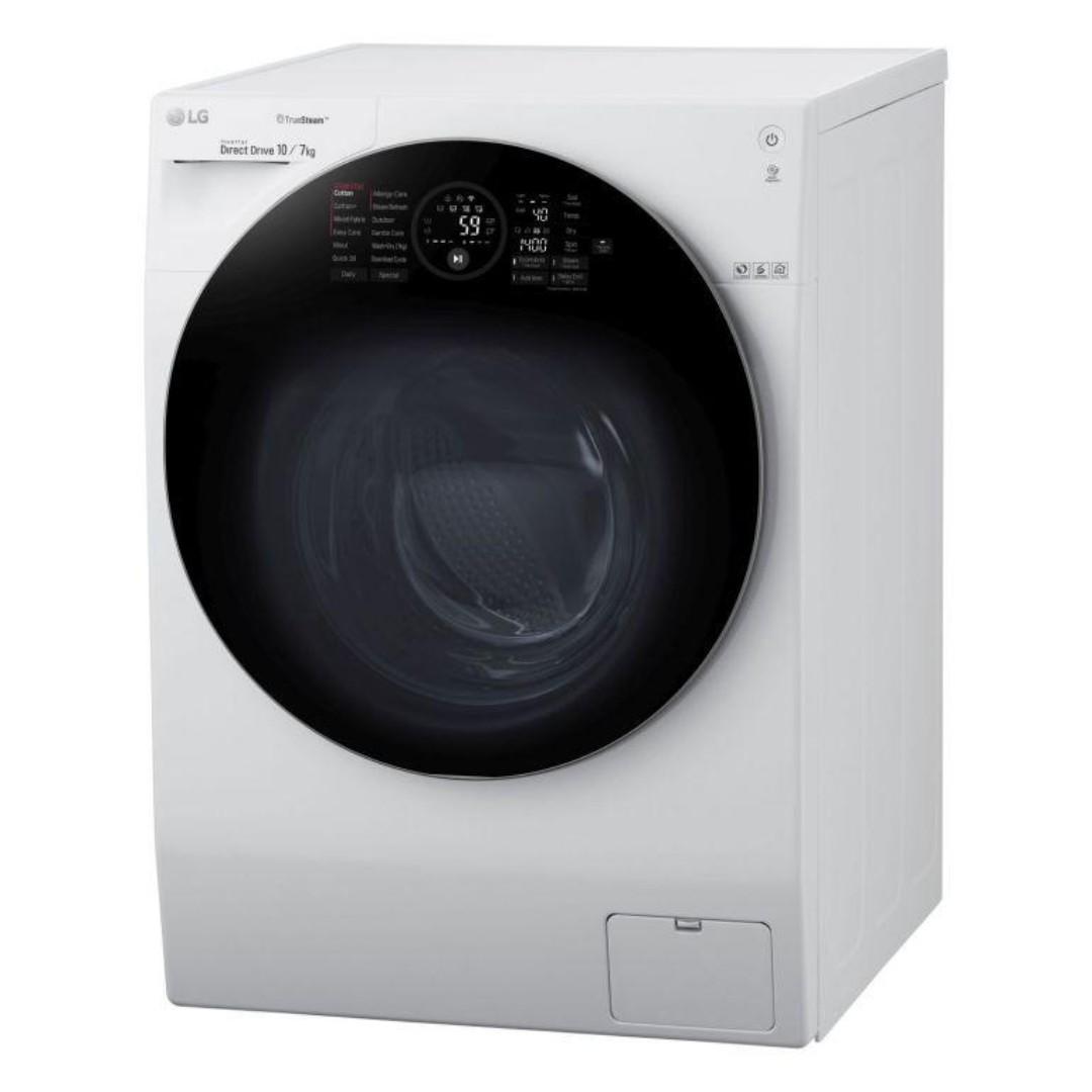 Lg 10 7kg Fg1410h3w Direct Drive Washer Dryer Home Appliances Cleaning Laundry On Carousell