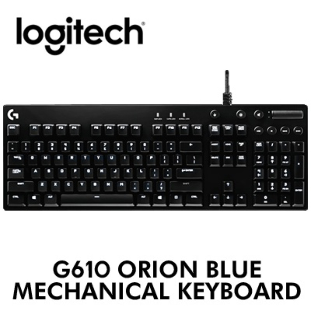 (Local Warranty) Logitech G610 Orion Blue. White Backlit Mechanical ...
