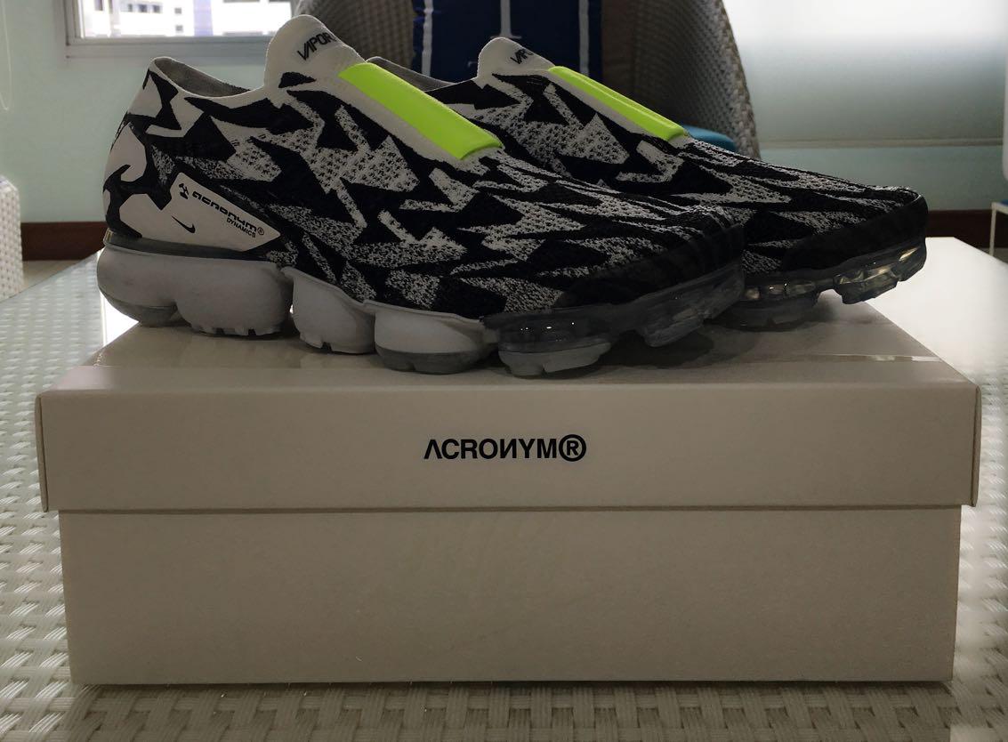 Nike x Acronym VaporMax Light Bone Men s Fashion Footwear Sneakers on Carousell