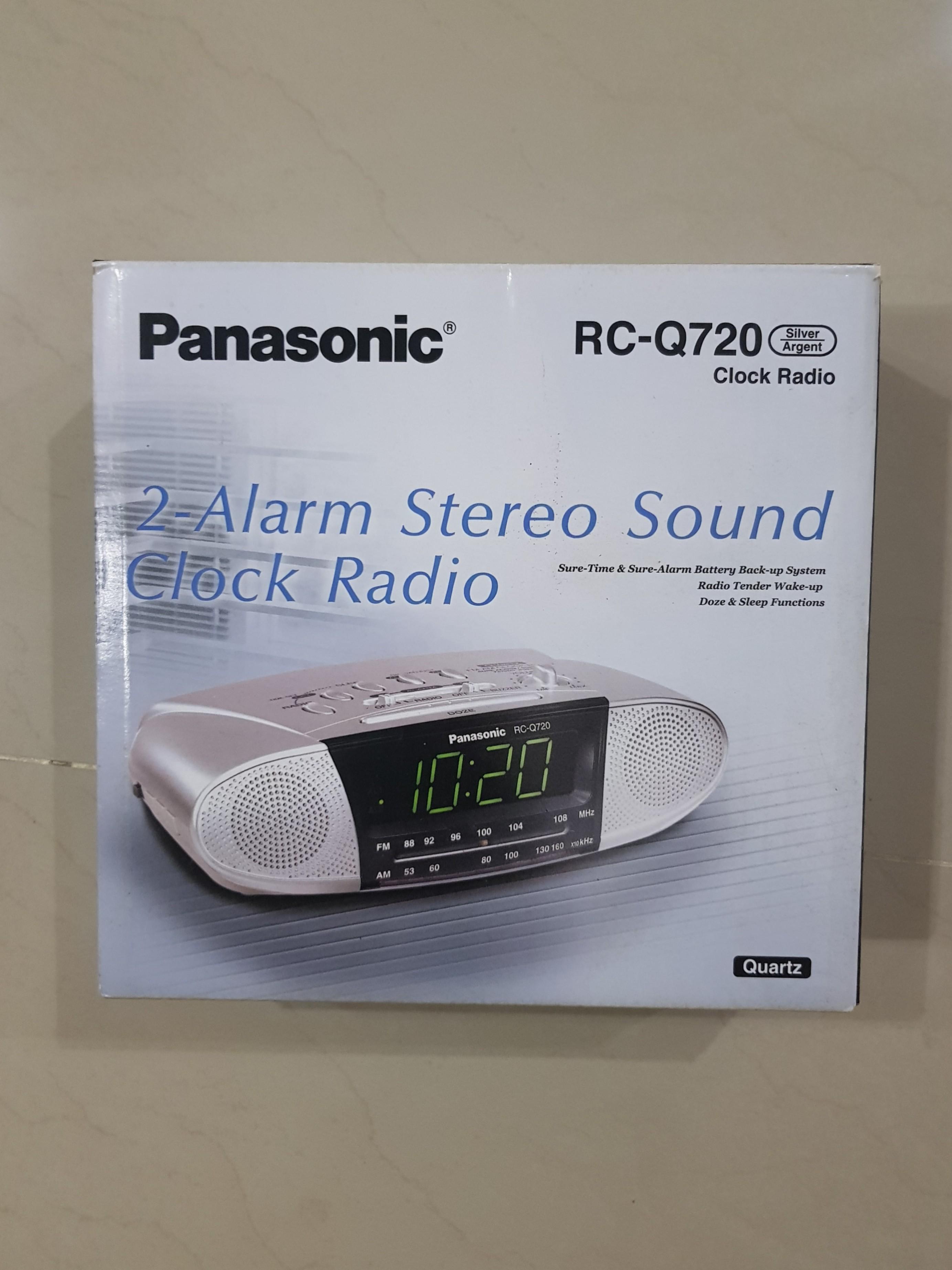 Panasonic Clock Radio, Audio, Portable Music Players on Carousell