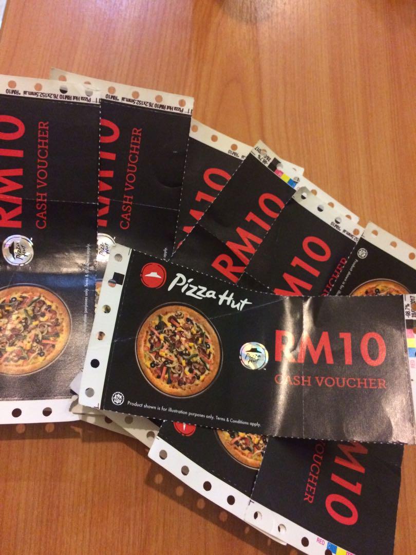 Pizza Hut cash vouchers, Tickets & Vouchers, Vouchers on Carousell