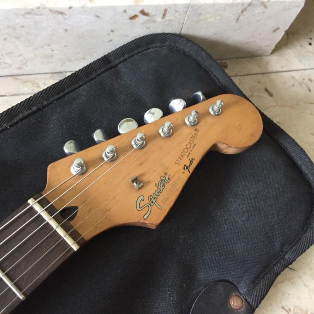 Made japan squier strat in American vs.