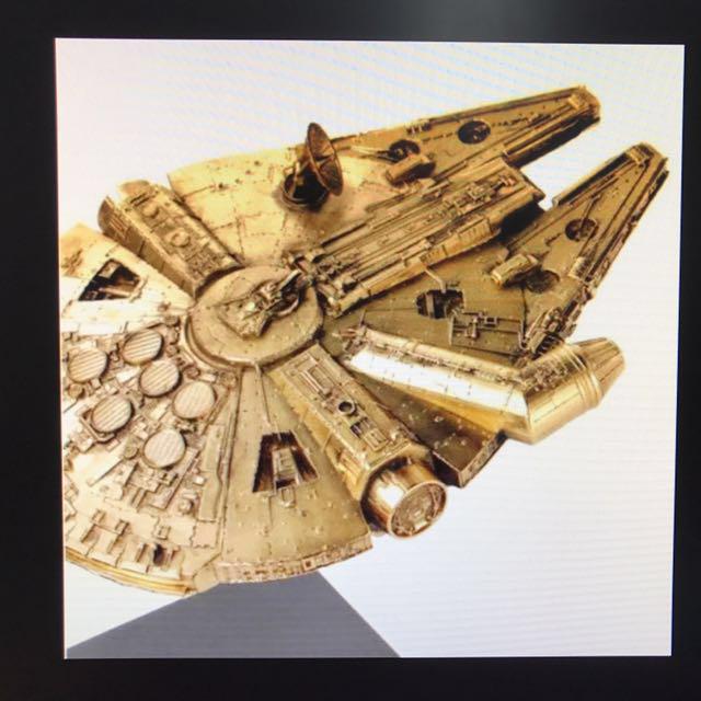 Star Wars Millennium Falcon Gold Plated Ltd Edn Royal Selangor Pewter Hobbies Toys Toys Games On Carousell