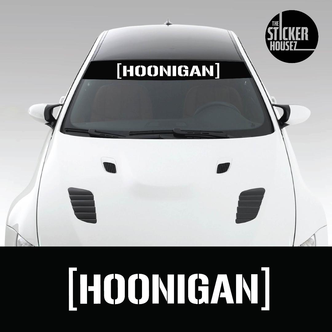 Car Truck Decals Stickers Hoonigan Car Bumper Sticker Decal Vinyl White Magazine Oceanomedicina Com