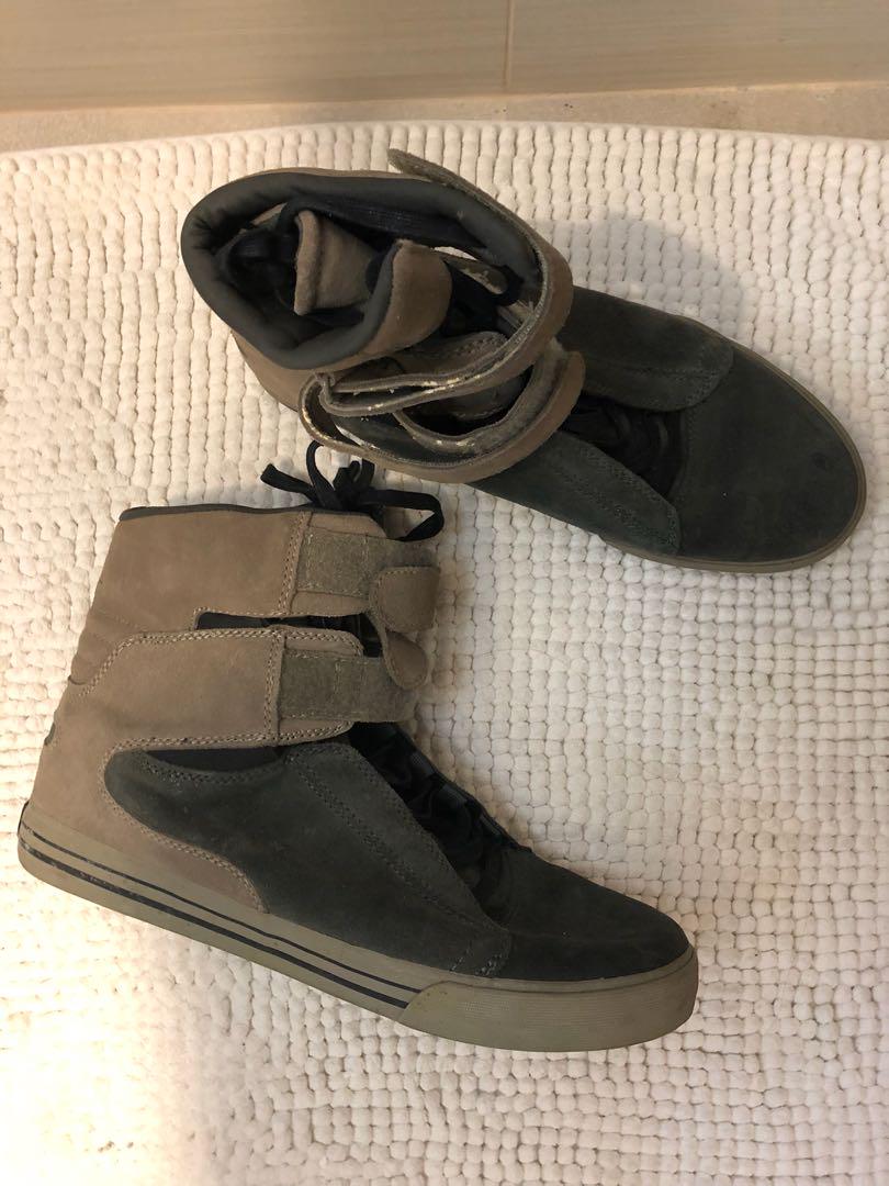Supra TK society Tan Grey size 11 slightly worn used only a few