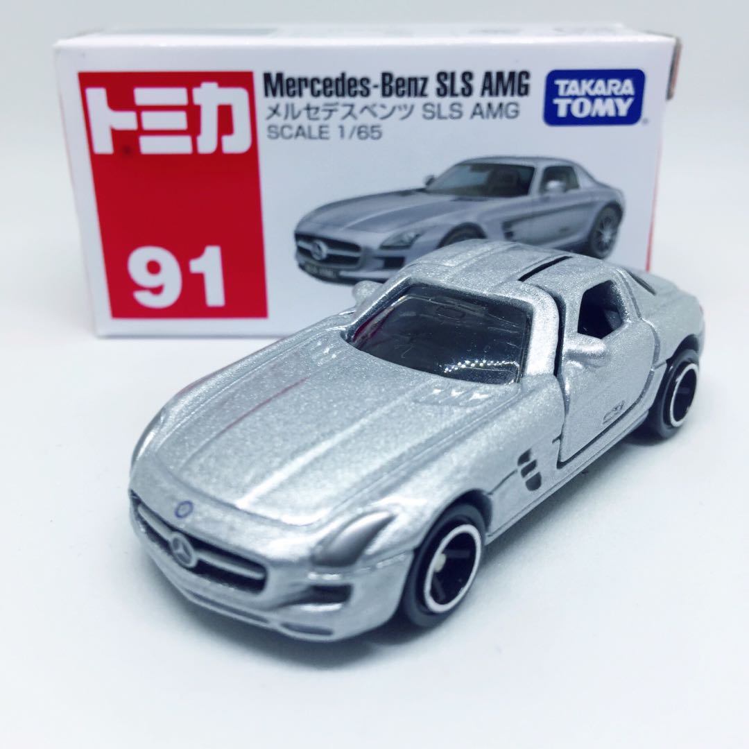 takara tomy tomica no 91 mercedes sls amg 玩具 遊戲類 takara tomy tomica no 91 mercedes sls amg 玩具 遊戲類