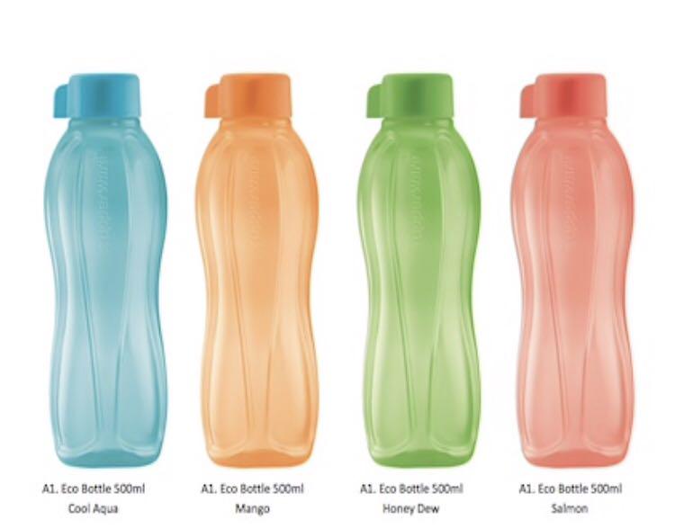 Tupperware Water Bottle (BPA free) (Category: Everything Else) located in Singapore. Submitted by teepp928 (Listing ID 175220025, Image 3). Description: Authentic Tupperware 3 different capacity 1 litter ($20) 750 ml ($18) 500 ml ($15) Suitable for school kids, poly students and working adults BPA free.