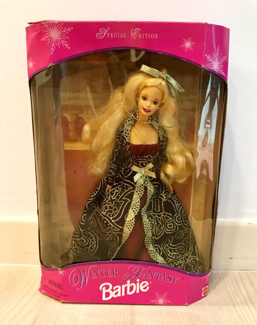 Winter Fantasy Blonde Barbie Doll Special Edition 1996 Toys