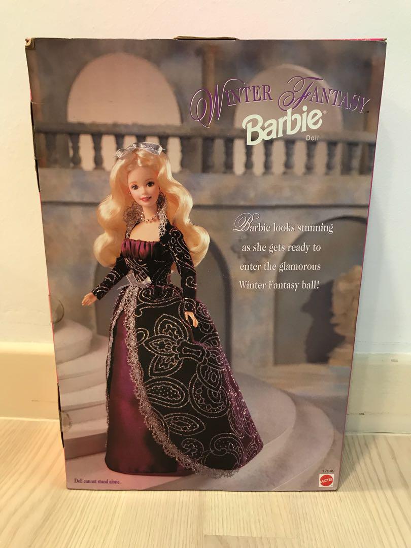 Winter Fantasy Blonde Barbie Doll Special Edition 1996 Toys