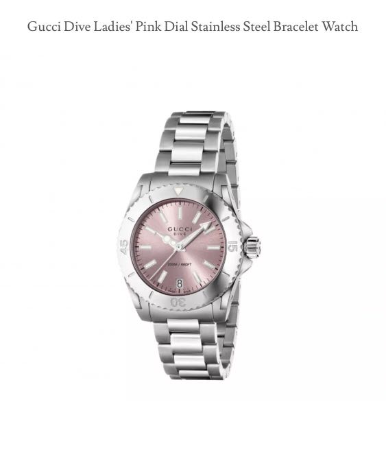 Women Gucci Dive ladies s stainless steel watch in silver Women s Fashion Watches on Carousell