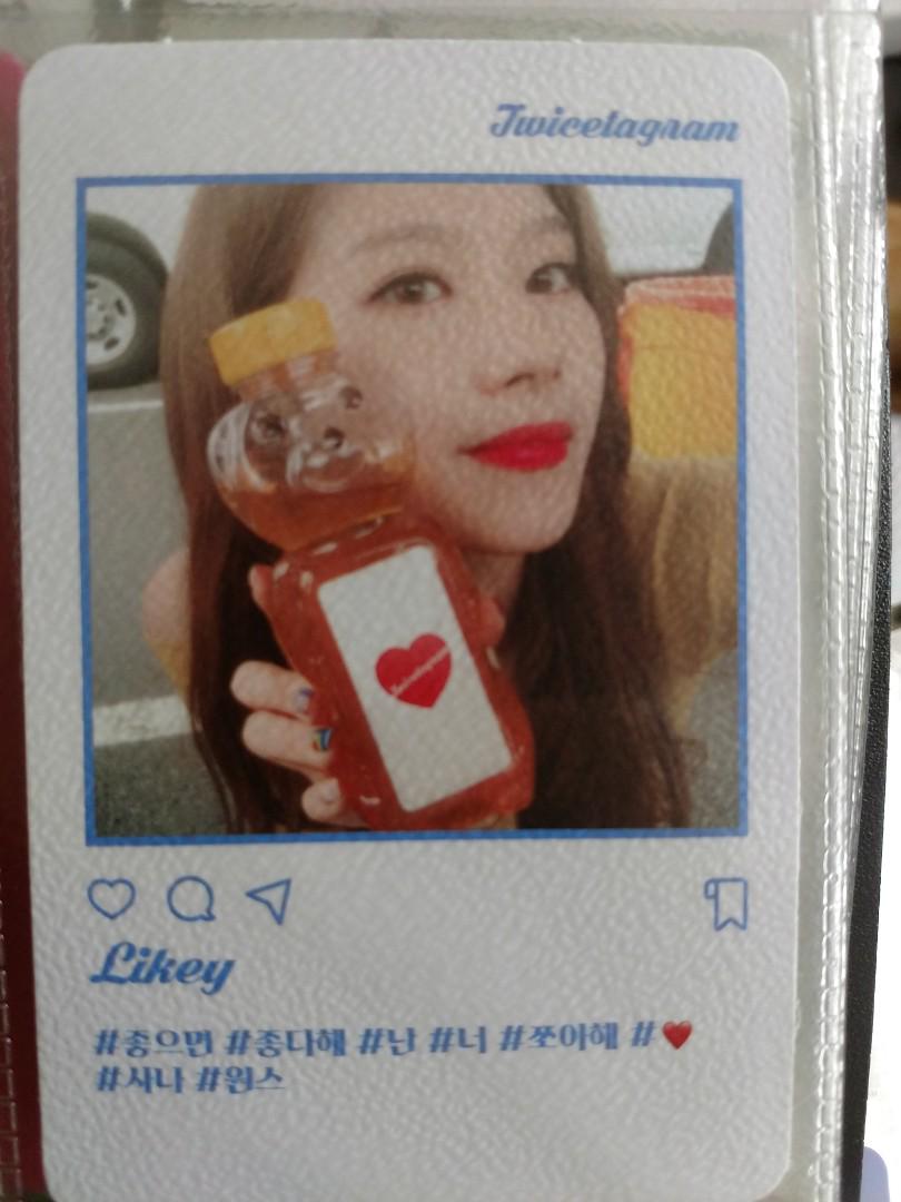 Wtt Twice Sana Twicetagram Likey Instagram Photocard Hobbies Toys Memorabilia Collectibles K Wave On Carousell