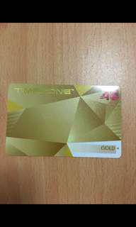 Gold Timezone Card (Limited Edition)
