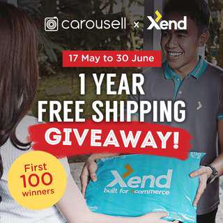 Xend 1 Year Free Shipping Giveaway