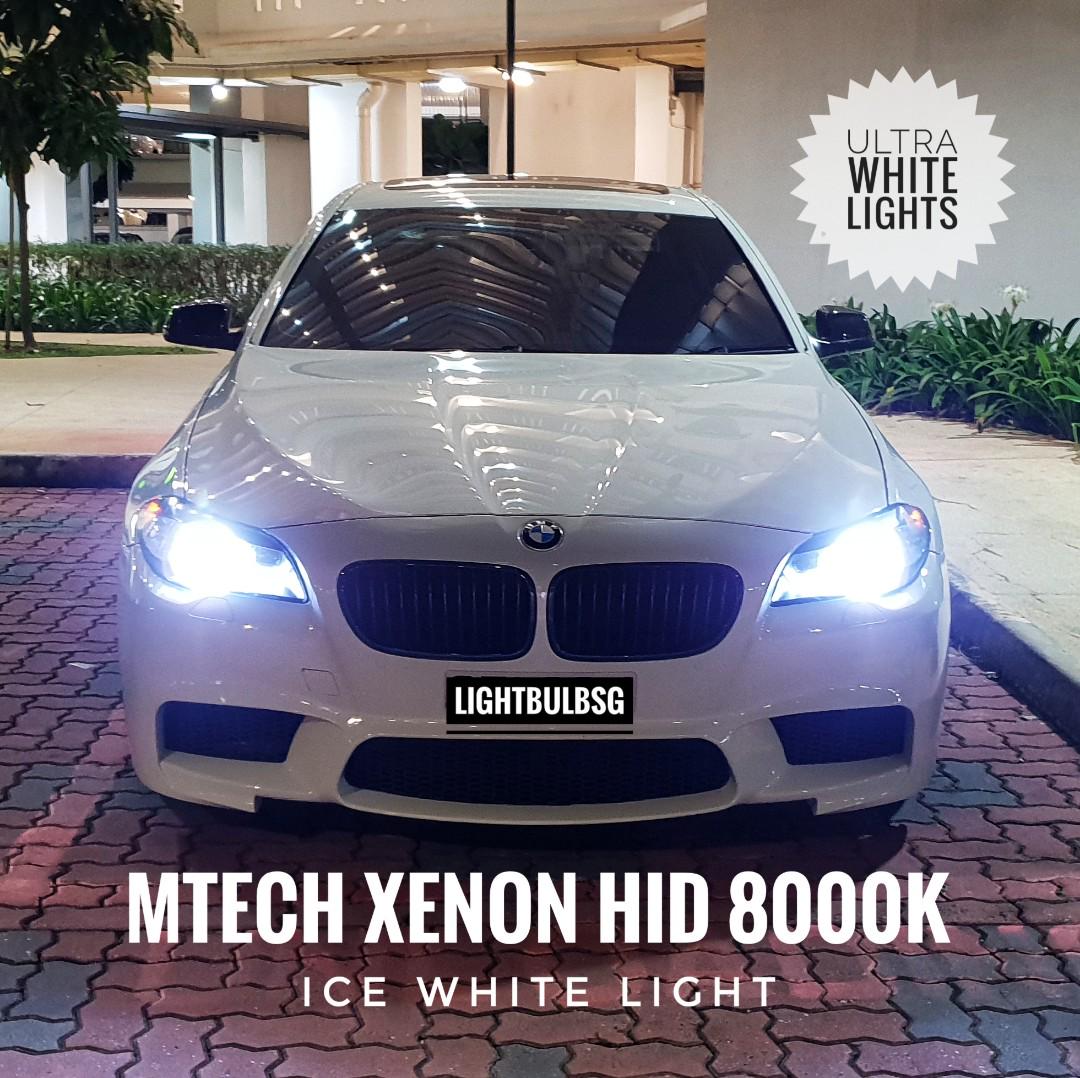 BMW 5 Series F10 HID XENON LIGHTS CONVERSION KIT H7 8000K