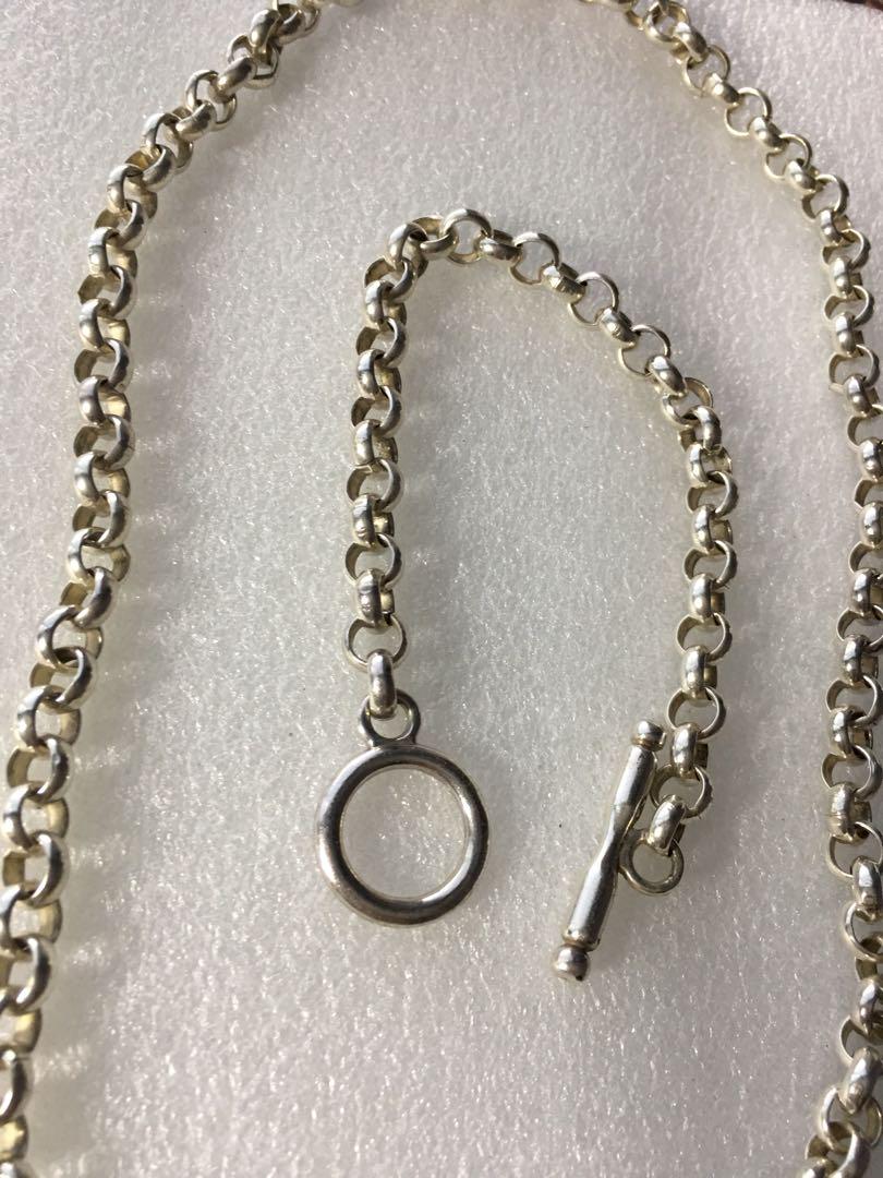 92.5 Silver Tiffany tauco design (custom made) (Category: Other Accessories) located in Cebu City. Submitted by maeveywavy (Listing ID 175355961, Image 3). Description: Selling as set (both necklace and bracelet) ***92.5 custom made sterling silver*** Two way necklace - 20 inches Bracelet - 7 inches Heavy siya, di hollow. You may check sa Filigrenasia stall in ayala, similar bracelet design costs 3-4k for the bracelet only. This is a very good de