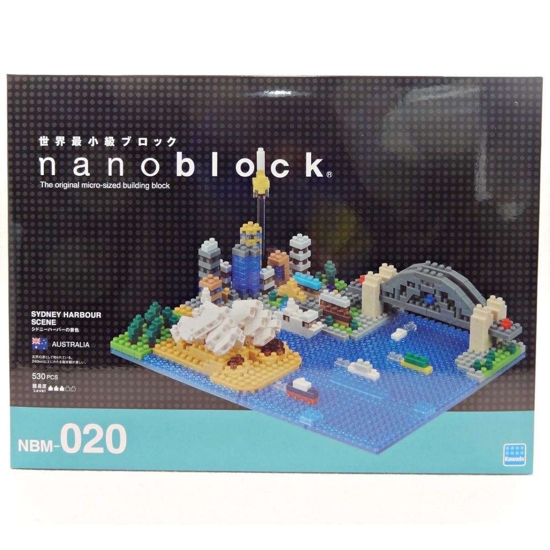 全新Nanoblock NBM-020 Sydney Harbour Scene 雪梨海港河田積木kawada