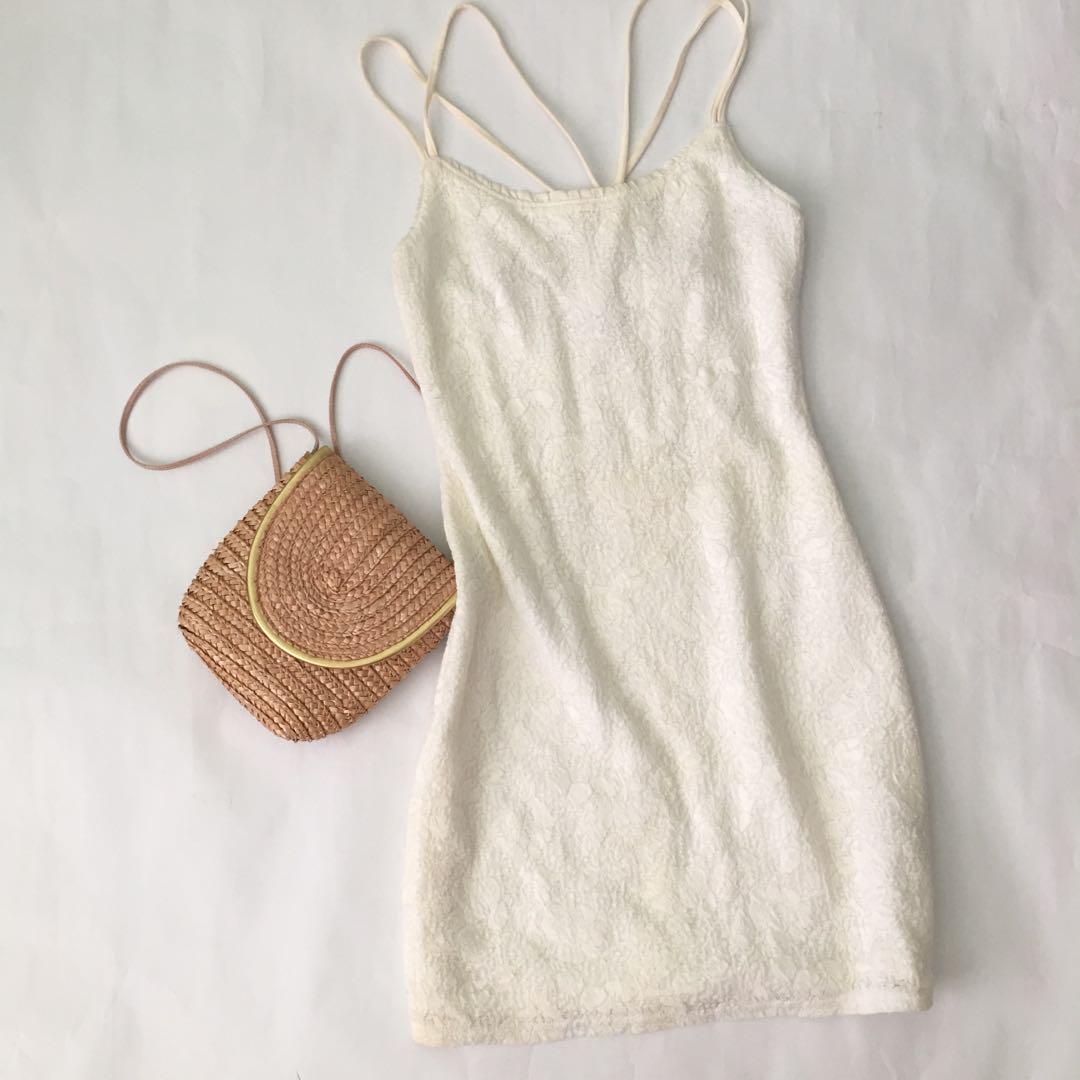 abercrombie lace cami dress