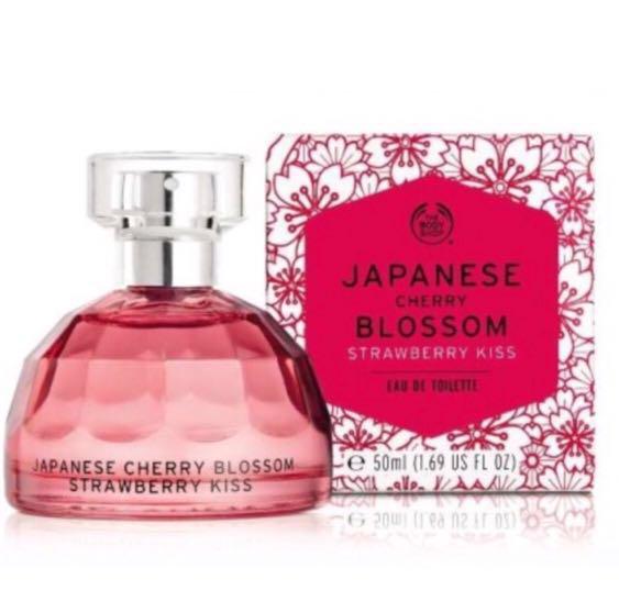 Authentic Body Shop Perfume Japanese Cherry Blossom Strawberry Kisses Perfume Murah Perfume Wangi Minyak Wangi Murah Minyak Wangi Original Sweet And Fruity Body Shop Perfume Health Beauty Perfumes Nail Care