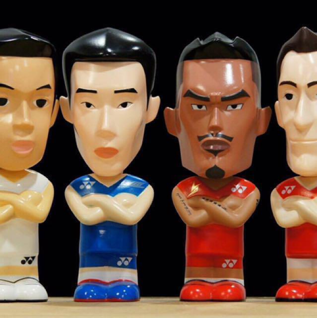 Badminton Toy 4 Kings Taufik Hidayat Lee Chong Wei Lin Dan And Peter Gade Toys Games Bricks Figurines On Carousell